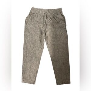 Athleta Tan Linen Pants